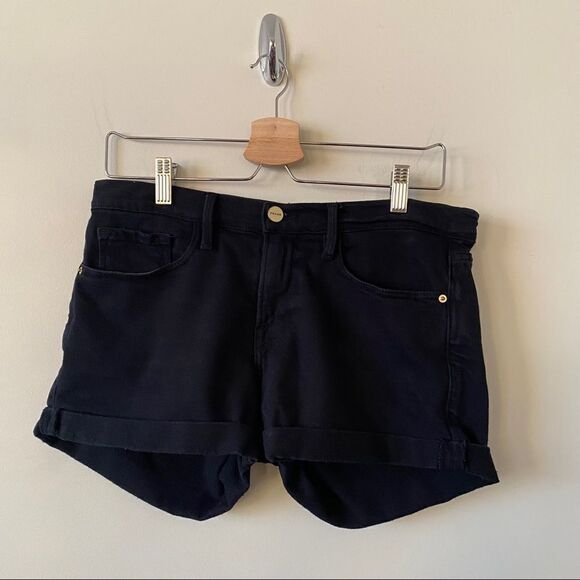 FRAME-NOIR Le Cutoff Shorts (Size:27) - Picture 3 of 11